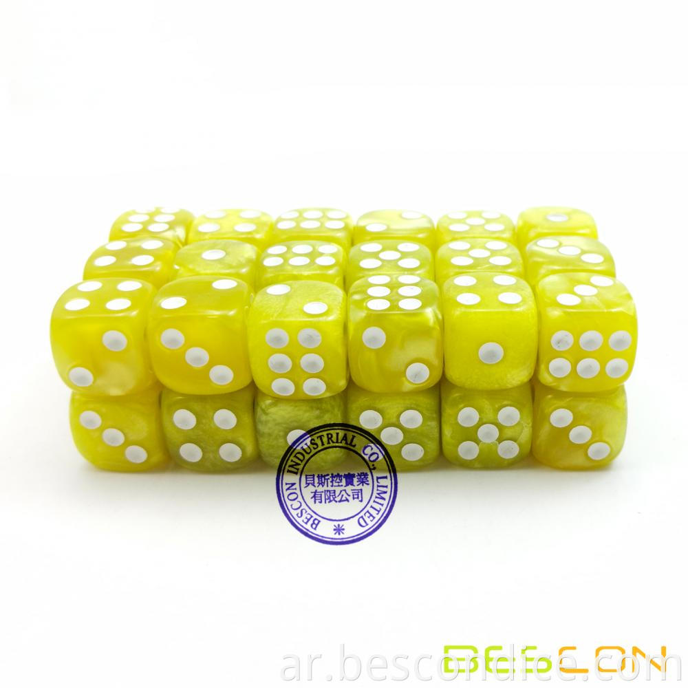 Marble Token Dice D6 Dice Cube 2